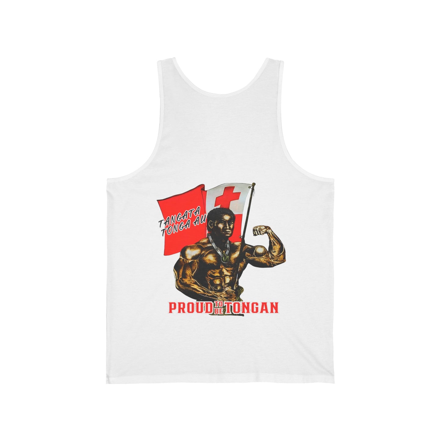 Local Strength Proud To Be Tongan Tangata Tonga Au Vintage Design 90s New Print Unisex Jersey Tank