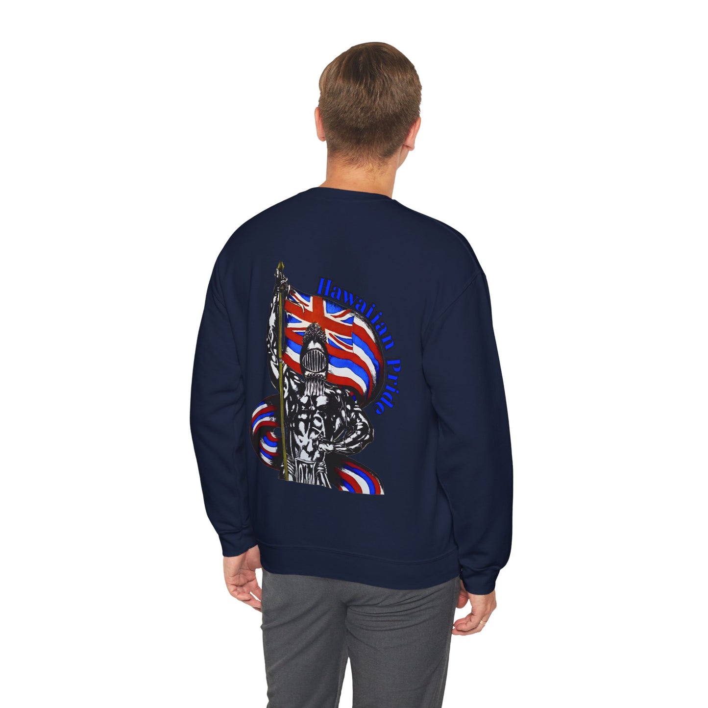 Hawaiian Strength Hawaiian Pride Vintage Design 90s New Print Unisex Heavy Blend™ Crewneck Sweatshirt