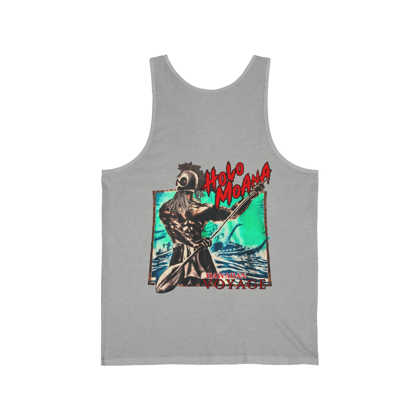 Hawaiian Strength Holo Moana Hawaiian Voyage Vintage Design 90s New Print Unisex Jersey Tank