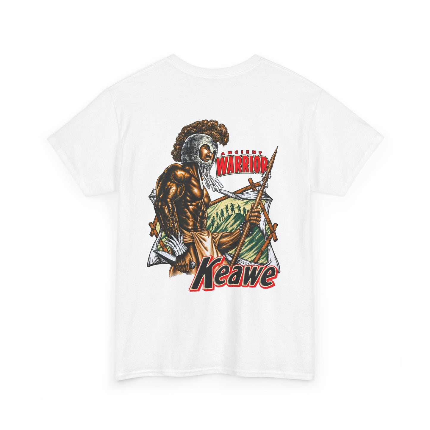 Hawaiian Strength Keawe Ancient Warrior Unisex Heavy Cotton Tee