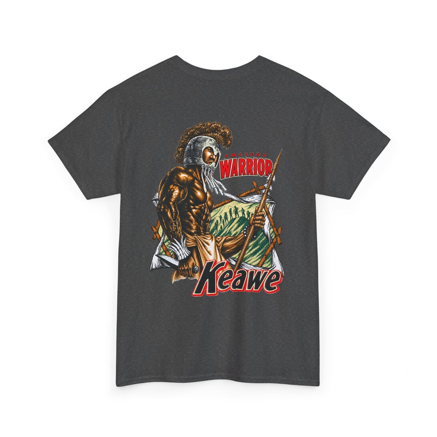 Hawaiian Strength Keawe Ancient Warrior Unisex Heavy Cotton Tee