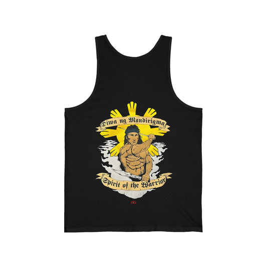 Filipino Strength Spirit of the Warrior Diwa ng Mandirigma Vintage Design 90s New Print Unisex Jersey Tank