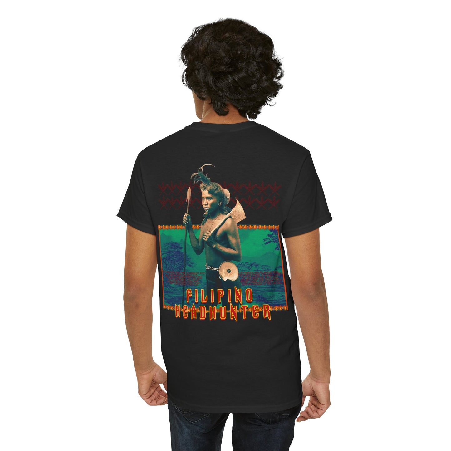 Filipino Strength Filipino HeadHunter Unisex Heavy Cotton Tee