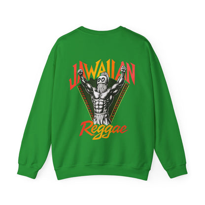 Jawaiian Strength Jawaiian Reggae Vintage Designs 90s New Print Unisex Heavy Blend™ Crewneck Sweatshirt