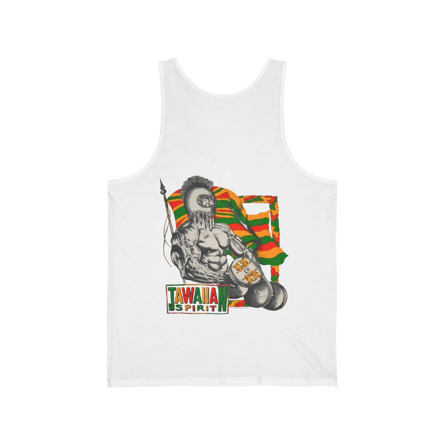 Jawaiian Strength Jawaiian Spirit Vintage Design 90s New Print Unisex Jersey Tank