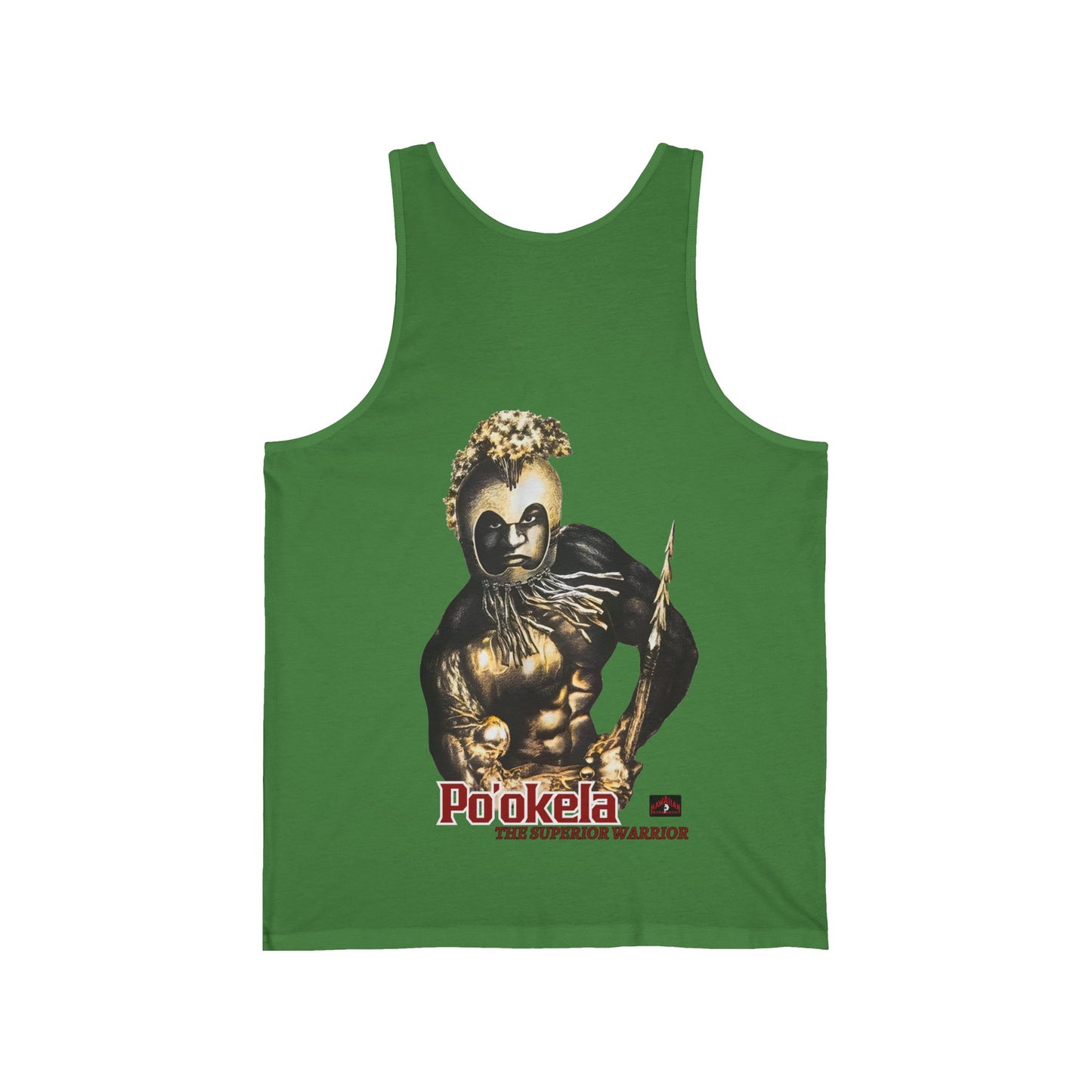 Hawaiian Strength Po'okela The Superior Warrior Vintage Design 90s New Print Unisex Jersey Tank