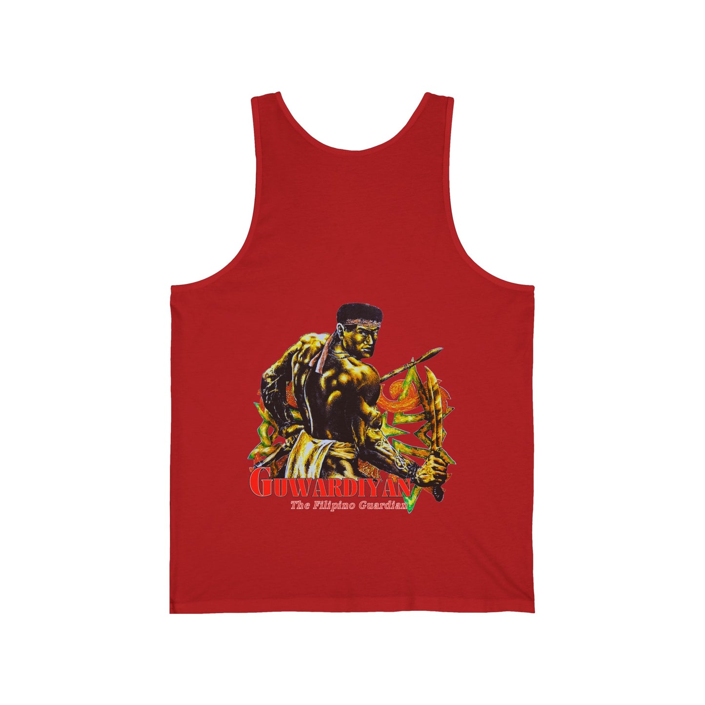 Filipino Strength The Filipino Guardian Guwardiyan Shirt Vintage Design 90s New Print Unisex Jersey Tank