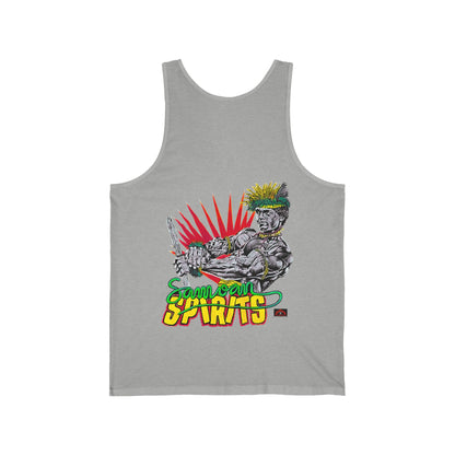 Samoan Strength Samoan Spirits Vintage 90s Design New Print Unisex Jersey Tank