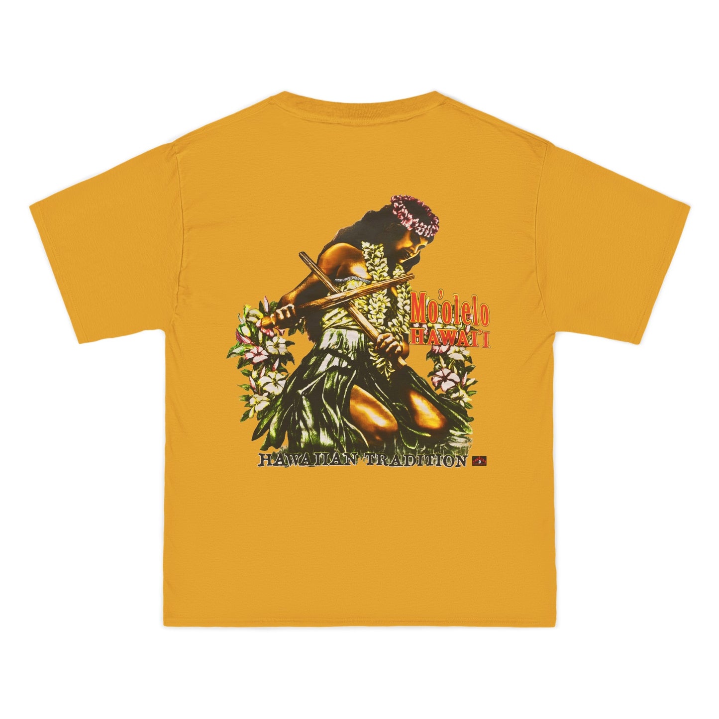 Hawaiian Strength Hawaiian Tradition Mo'olelo Hawai'i Vintage Design 90s New Print Beefy-T®  Short-Sleeve T-Shirt