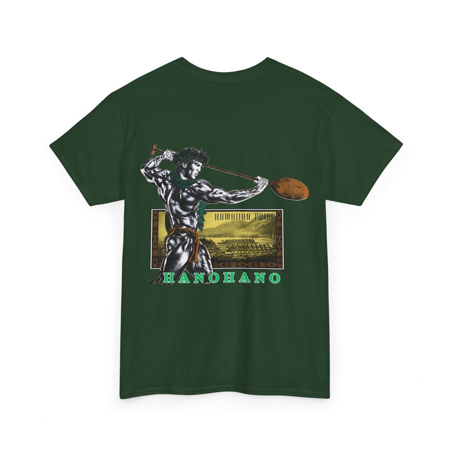 Hawaiian Strength Hanohano Hawaiian Pride Vintage 90s Design New Print Unisex Heavy Cotton Tee