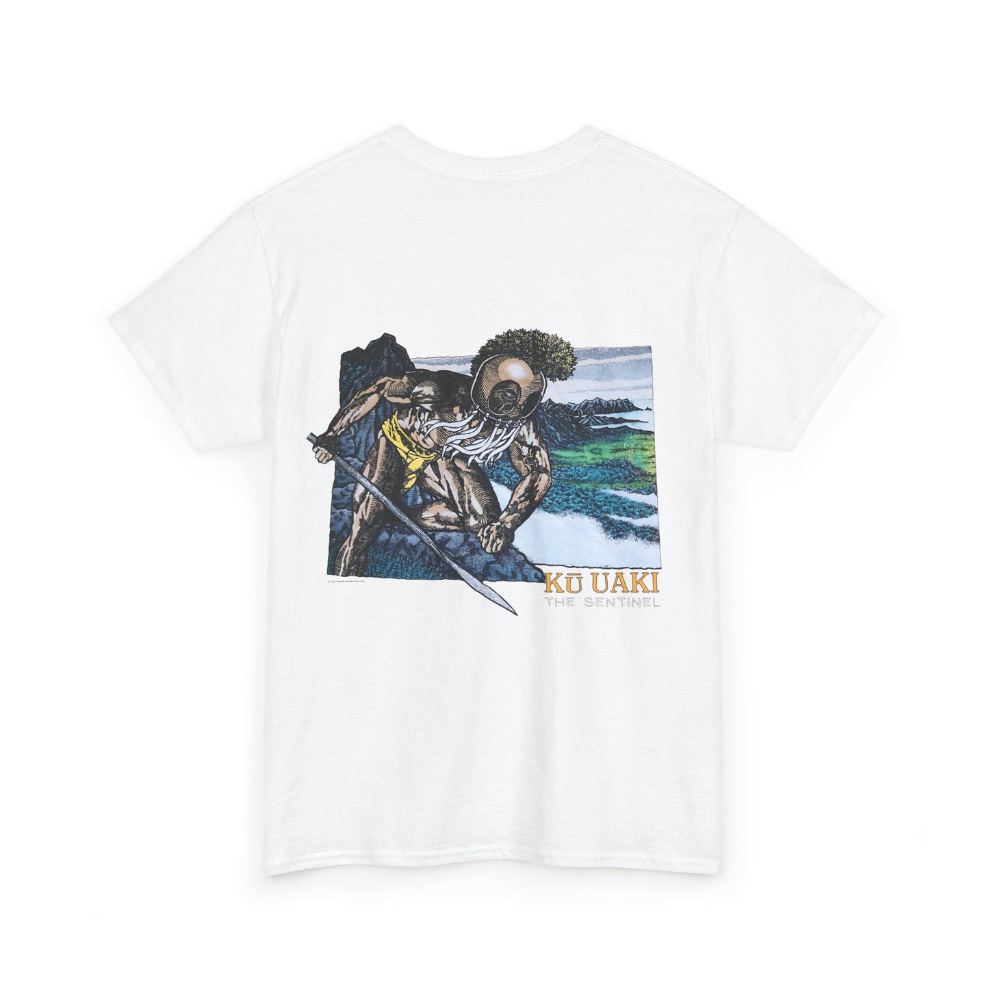 Hawaiian Strength Ku Uaki The Sentinel Unisex Heavy Cotton Tee
