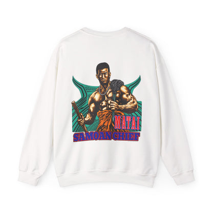 Samoan Strength Samoan Chief Matai Unisex Heavy Blend™ Crewneck Sweatshirt