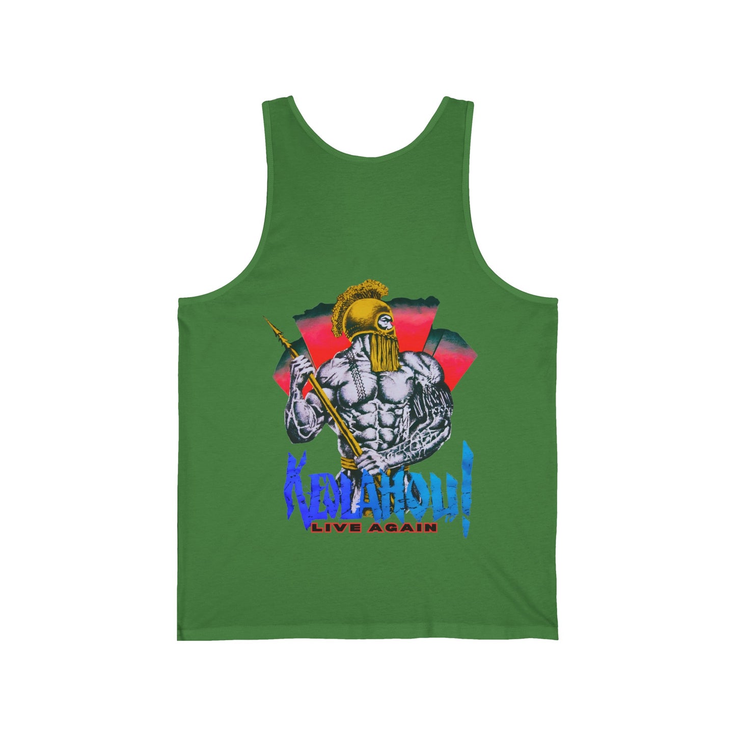 Hawaiian Strength Keolahou! Live Again Vintage Design 90s New Print Unisex Jersey Tank