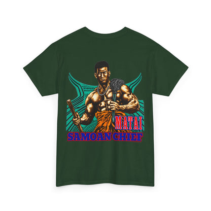 Samoan Strength Samoan Chief Matai Unisex Heavy Cotton Tee