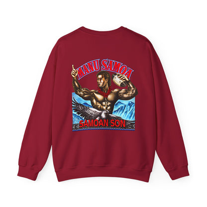 Samoan Strength Manu Samoa Samoan Son Unisex Heavy Blend™ Crewneck Sweatshirt