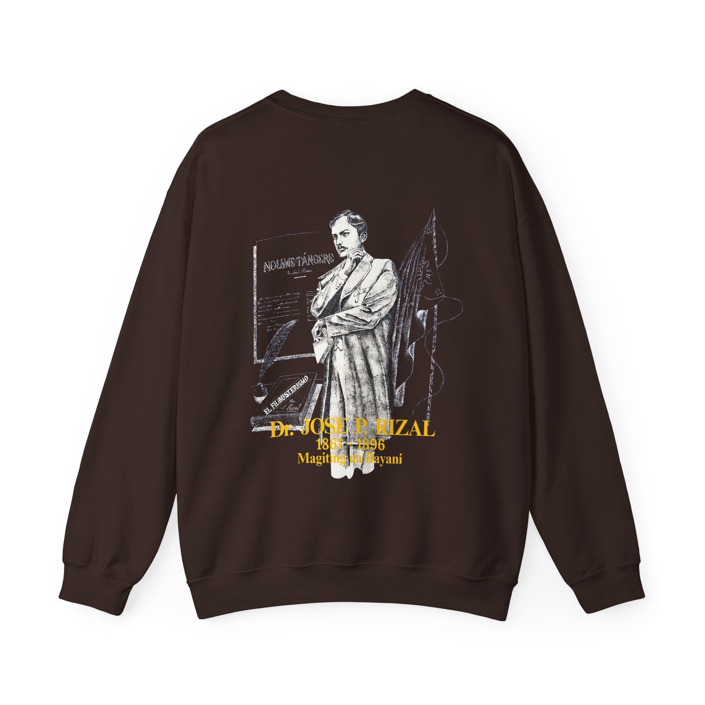 Filipino Strength Dr Jose Rizal Magiting na Bayani Vintage Design 90s New Print Unisex Heavy Blend™ Crewneck Sweatshirt