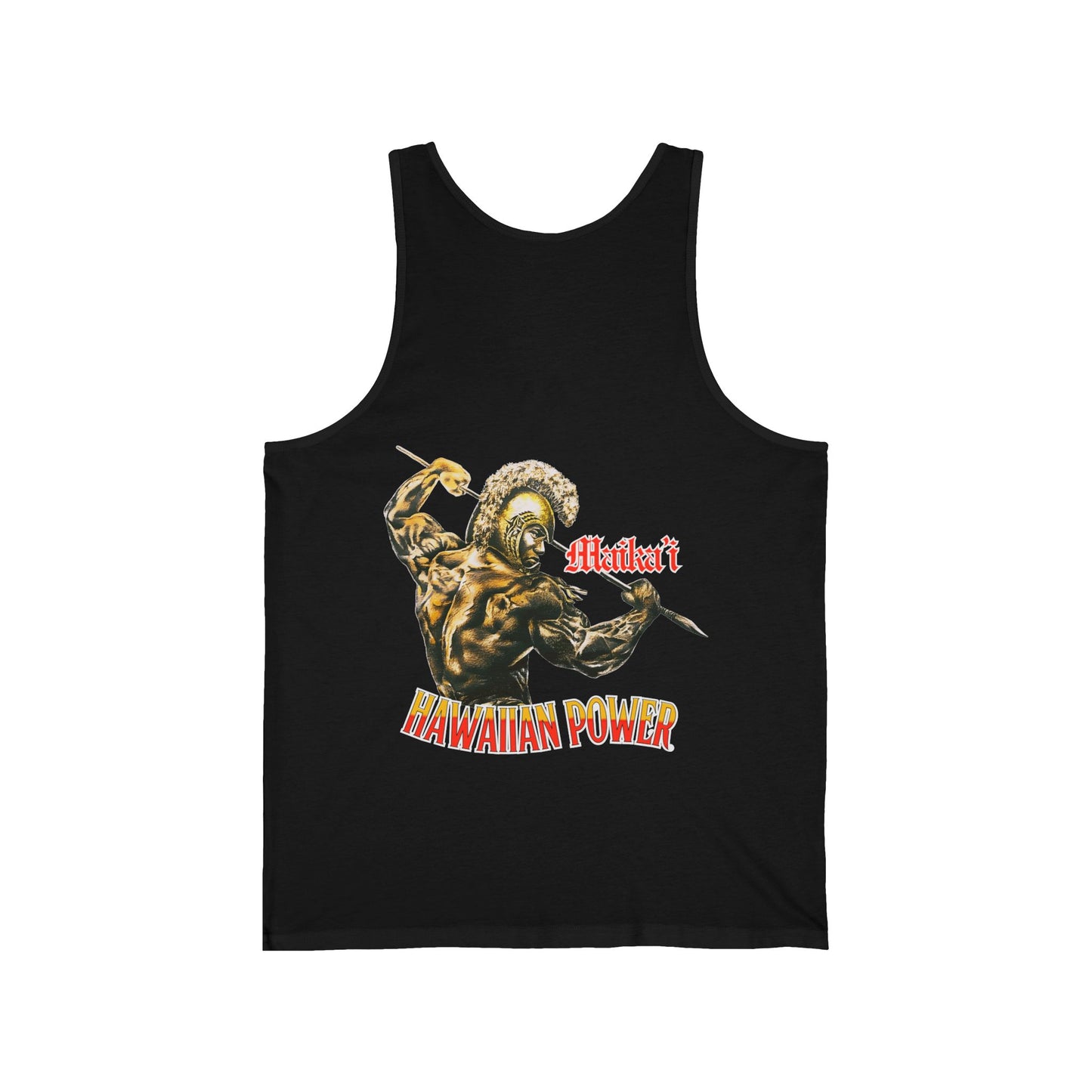 Hawaiian Strength Maika'i Hawaiian Power Vintage Design 90s New Print Unisex Jersey Tank