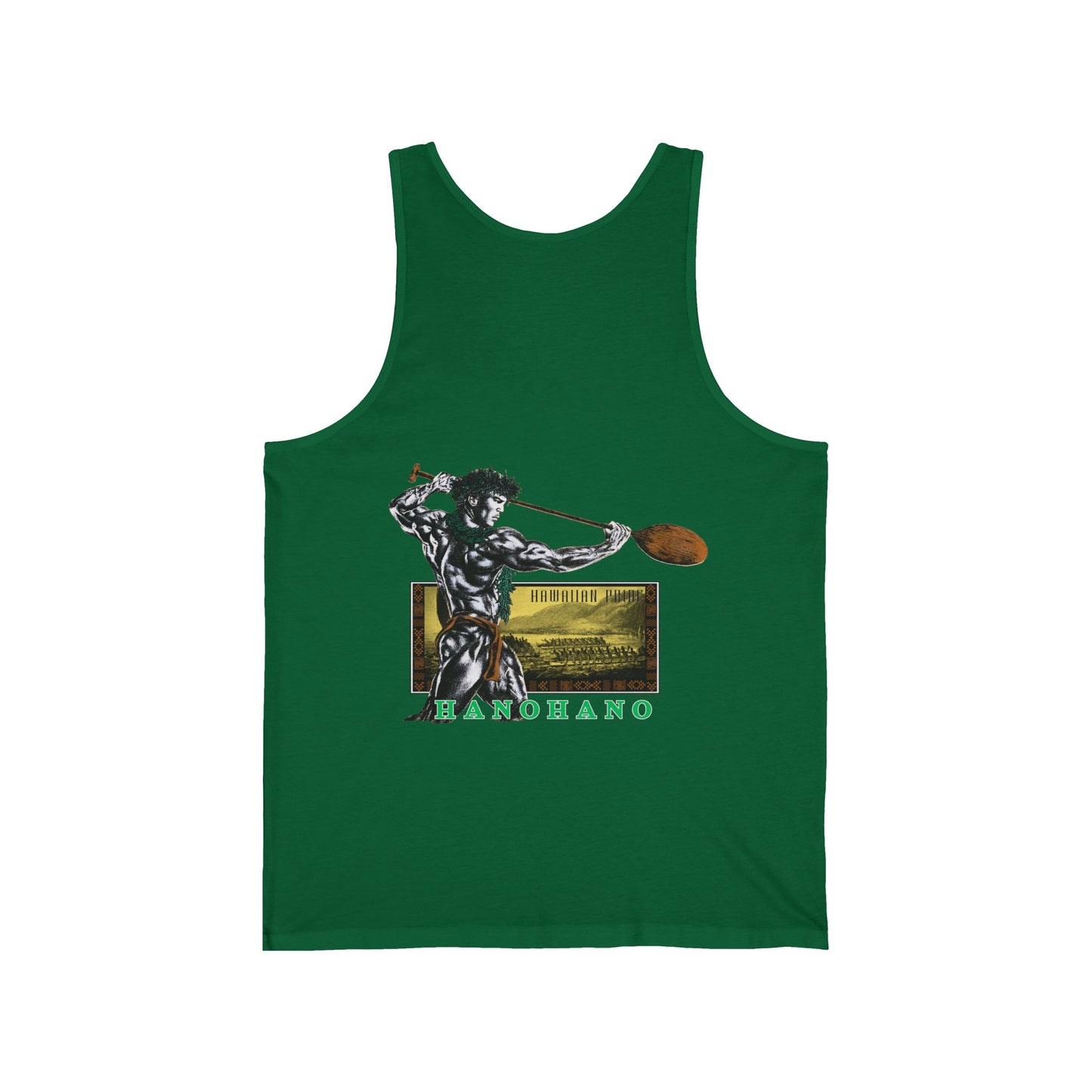 Hawaiian Strength Hanohano Hawaiian Pride Vintage 90s Design New Print Unisex Jersey Tank