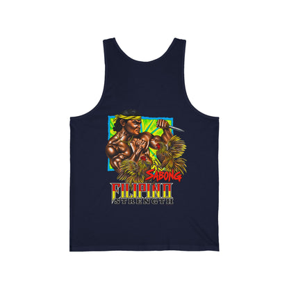 Filipino Strength Sabong Unisex Jersey Tank
