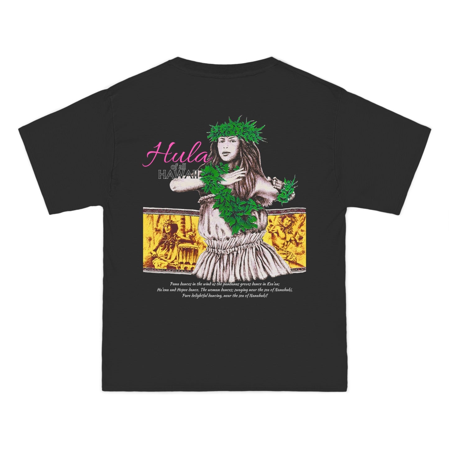 Hawaiian Strength Hula of all Hawaii Vintage Design 90s New Print Beefy-T®  Short-Sleeve T-Shirt