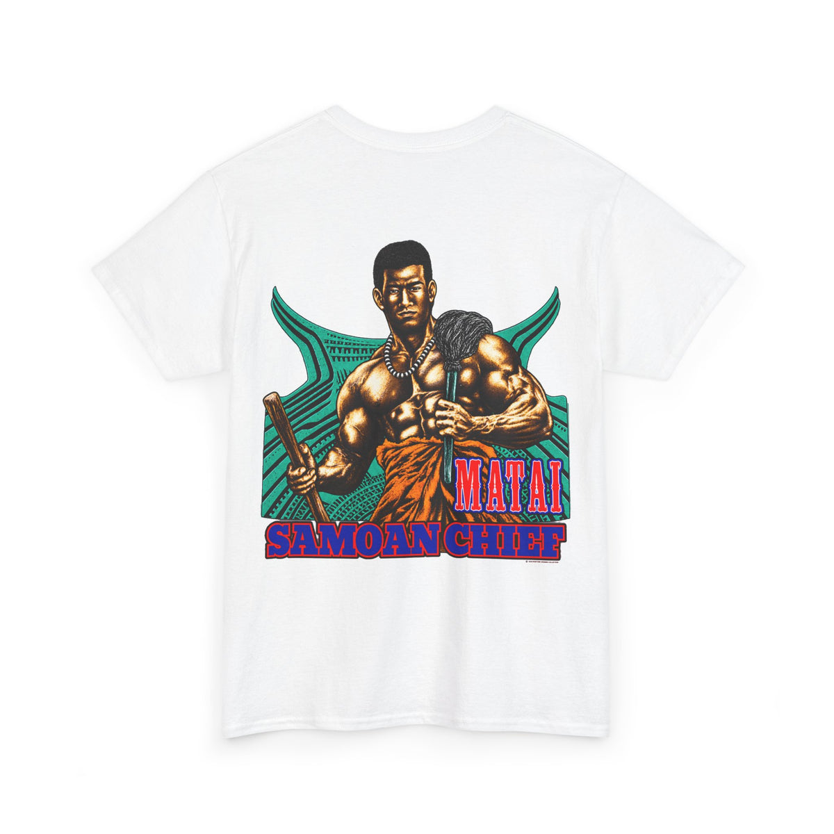 Samoan Strength Samoan Chief Matai Unisex Heavy Cotton Tee