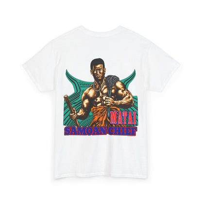 Samoan Strength Samoan Chief Matai Unisex Heavy Cotton Tee