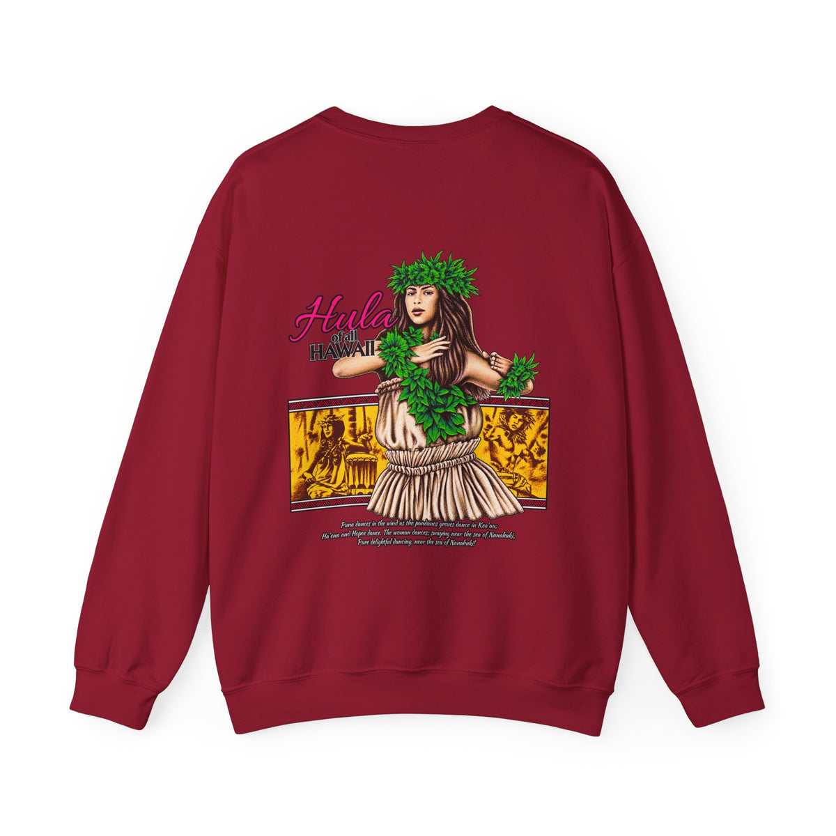 Hawaiian Strength Hula of all Hawaii Unisex Heavy Blend™ Crewneck Sweatshirt