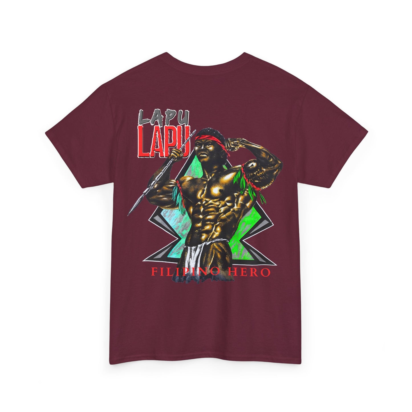 Filipino Strength Lapu Lapu Filipino Hero Vintage Design 90s New Print T-shirt Unisex Heavy Cotton Tee