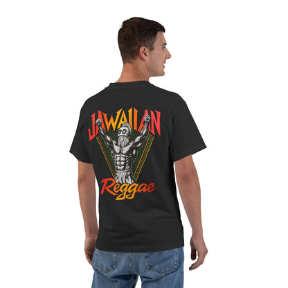 Jawaiian Strength Jawaiian Reggae Vintage Design 90s New Print Beefy-T®  Short-Sleeve T-Shirt