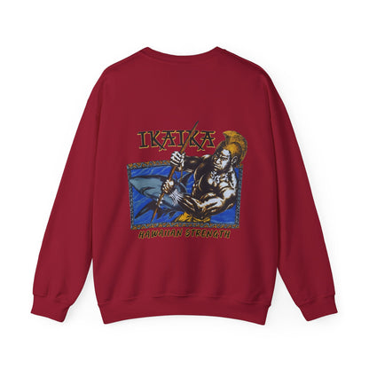 Hawaiian Strength Ikaika Hawaiian Strength Vintage Design 90s New Prin Unisex Heavy Blend™ Crewneck Sweatshirt
