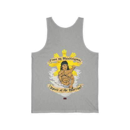 Filipino Strength Spirit of the Warrior Diwa ng Mandirigma Vintage Design 90s New Print Unisex Jersey Tank