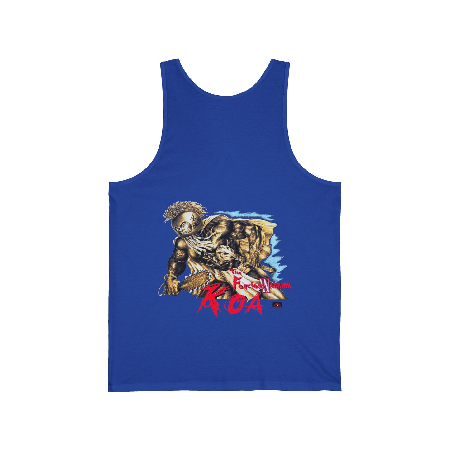 Hawaiian Strength The Fearless Warrior Koa Vintage Design 90s New Print Unisex Jersey Tank