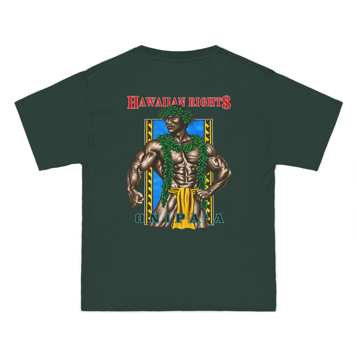 Hawaiian Strength Onipa’a Hawaiian Rights Beefy-T®  Short-Sleeve T-Shirt