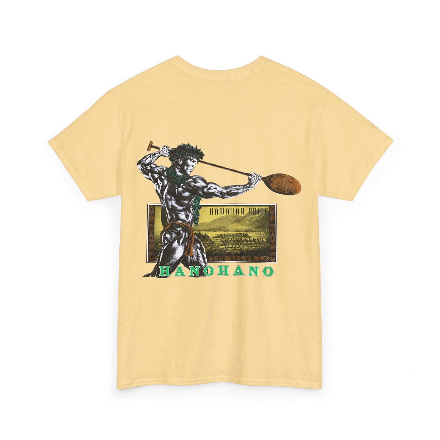 Hawaiian Strength Hanohano Hawaiian Pride Vintage 90s Design New Print Unisex Heavy Cotton Tee