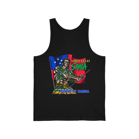 Samoan Strength Proud of Samoa Amio Lelei Unisex Jersey Tank
