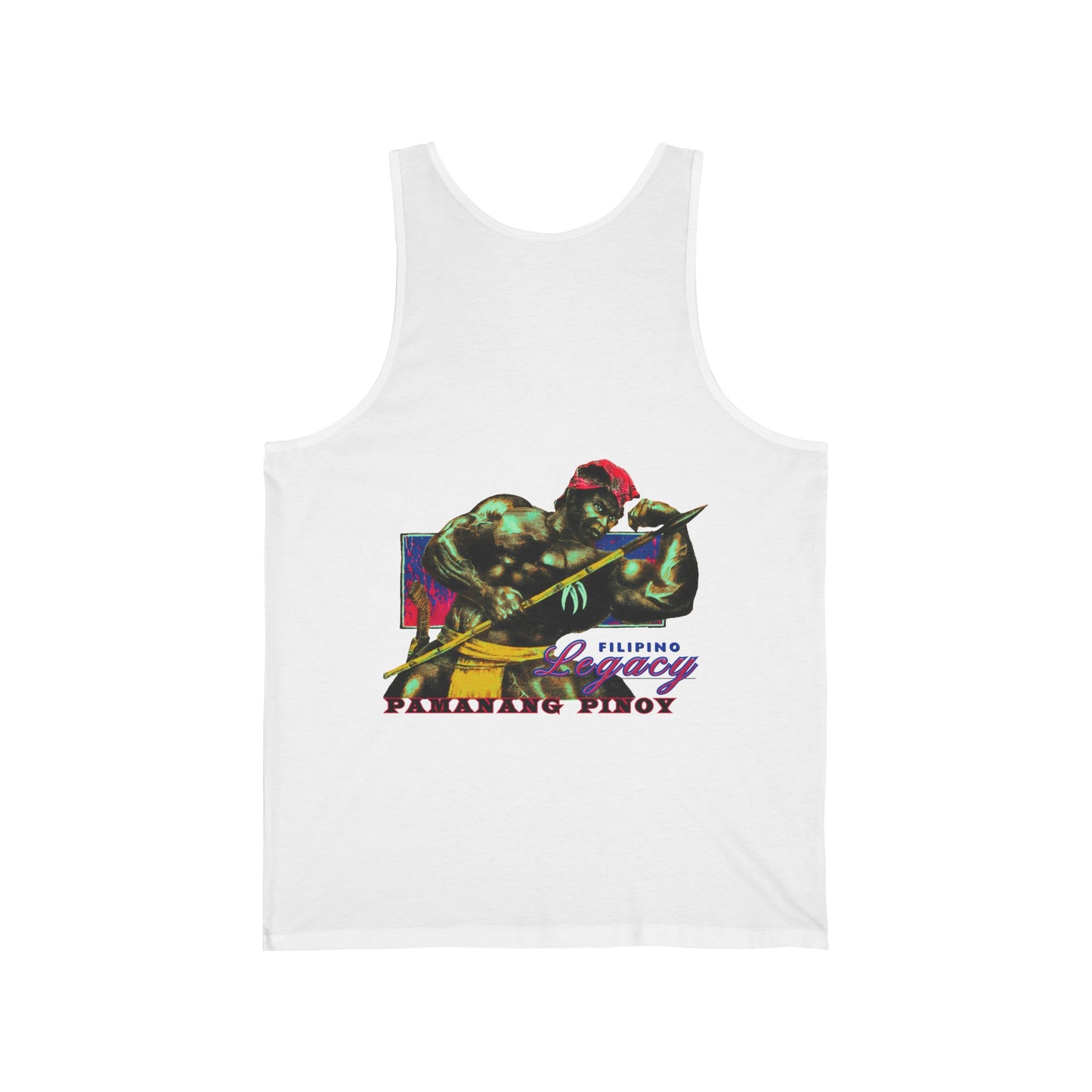 Filipino Strength Filipino Legacy Pamanang Pinoy Vintage Design 90s New Print Unisex Jersey Tank