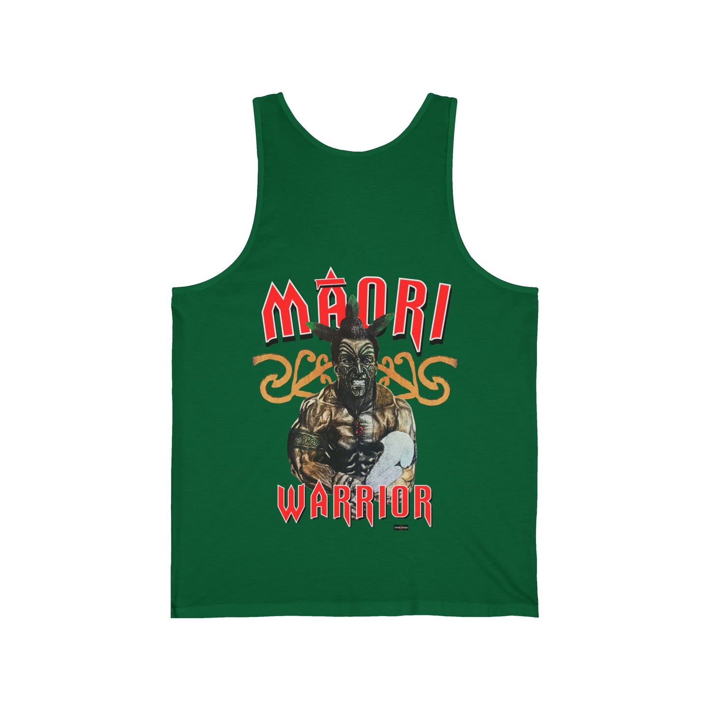 Local Strength Maori Warrior Vintage Design 90s New Print Unisex Jersey Tank