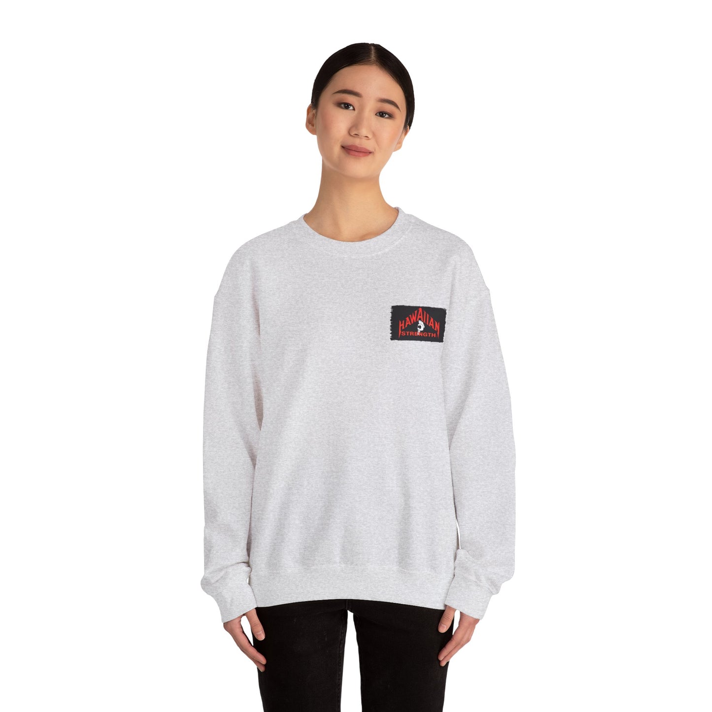 Hawaiian Strength Koa Akua Hawaii's Warrior Spirit Vintage Design 90s New Print Unisex Heavy Blend™ Crewneck Sweatshirt