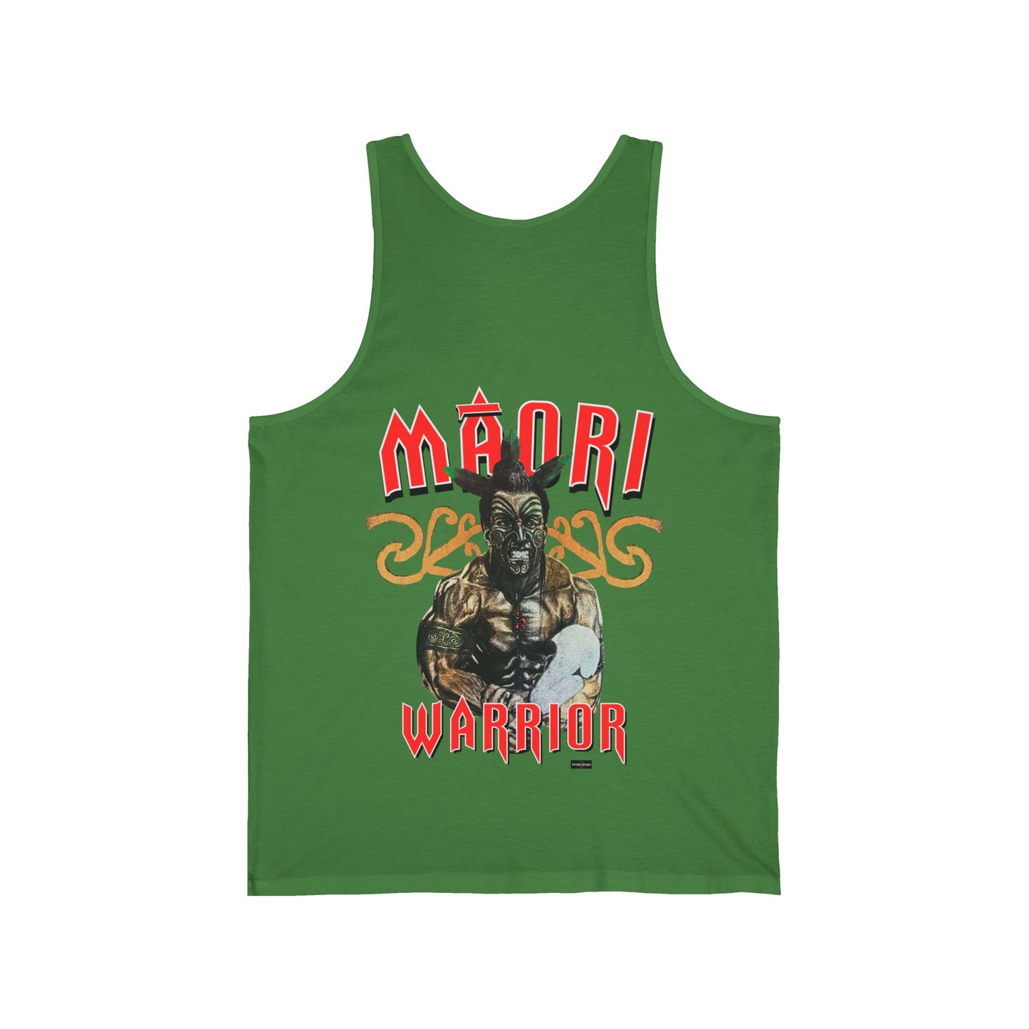 Local Strength Maori Warrior Vintage Design 90s New Print Unisex Jersey Tank