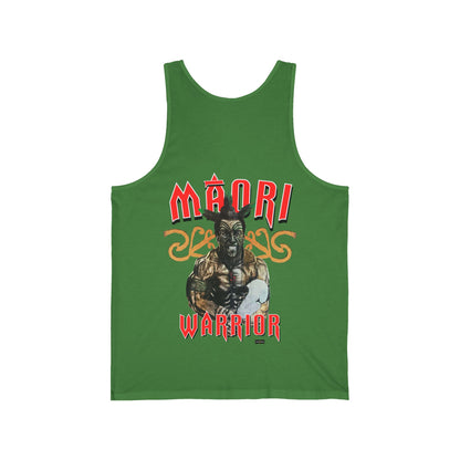 Local Strength Maori Warrior Vintage Design 90s New Print Unisex Jersey Tank