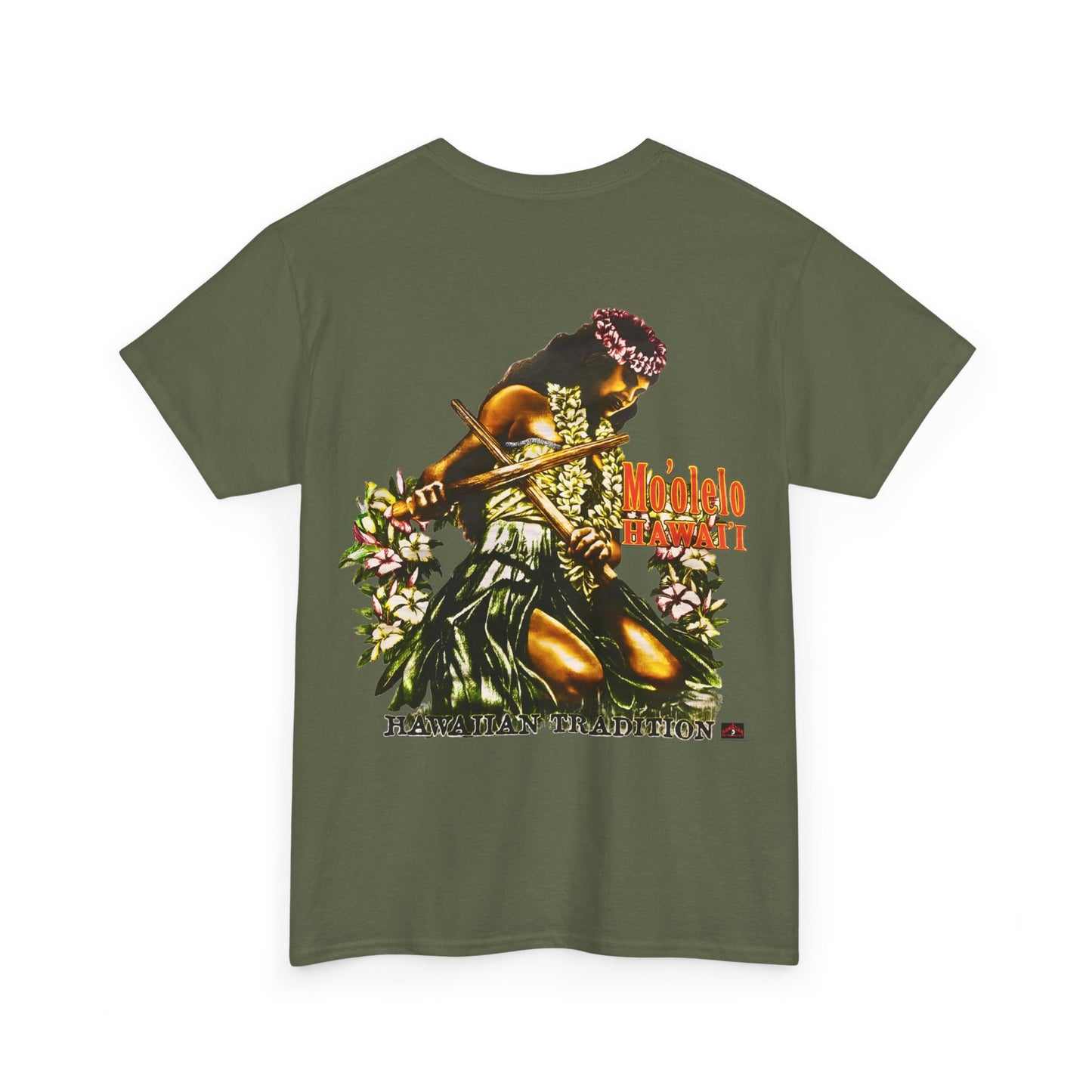 Hawaiian Strength Hawaiian Tradition Mo'olelo Hawai'i Vintage Design 90s New Print T-shirt Unisex Heavy Cotton Tee