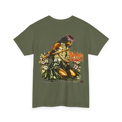 Hawaiian Strength Hawaiian Tradition Mo'olelo Hawai'i Vintage Design 90s New Print T-shirt Unisex Heavy Cotton Tee