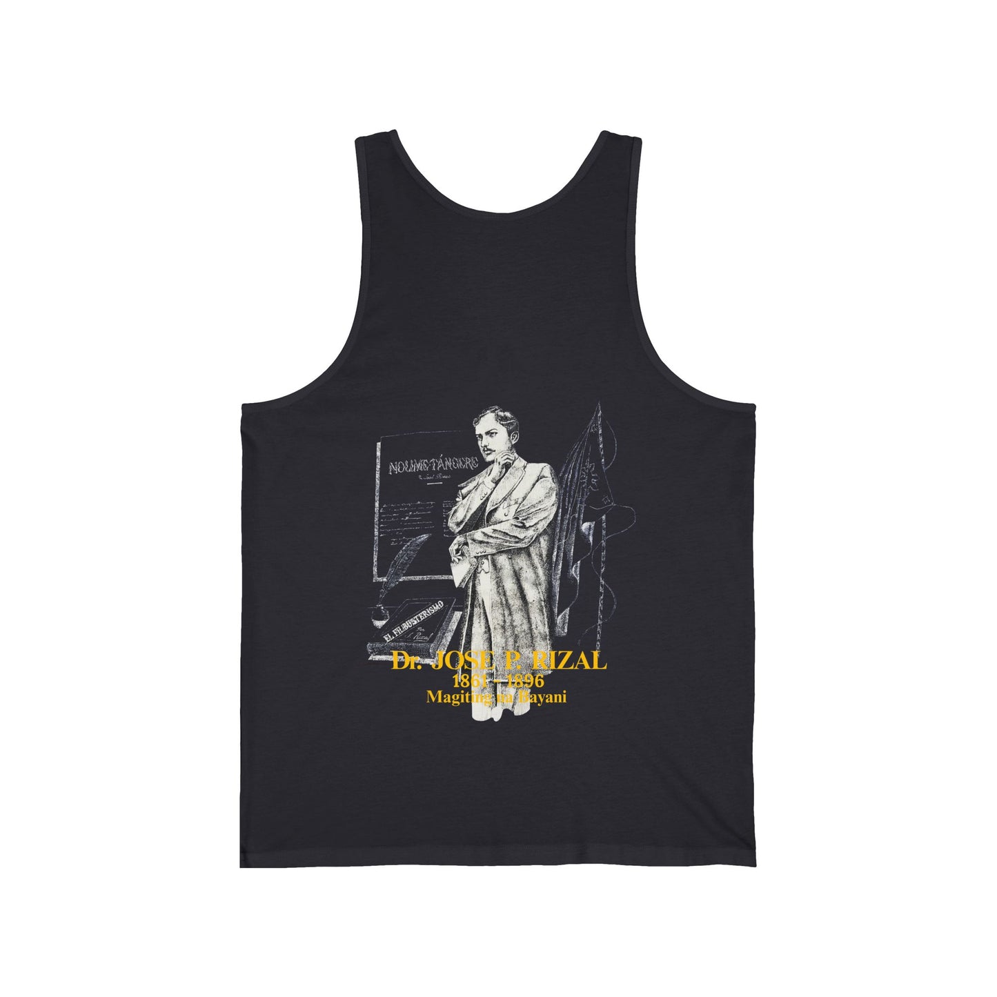 Filipino Strength Dr Jose Rizal Magiting na Bayani Vintage Design 90s New Print Unisex Jersey Tank