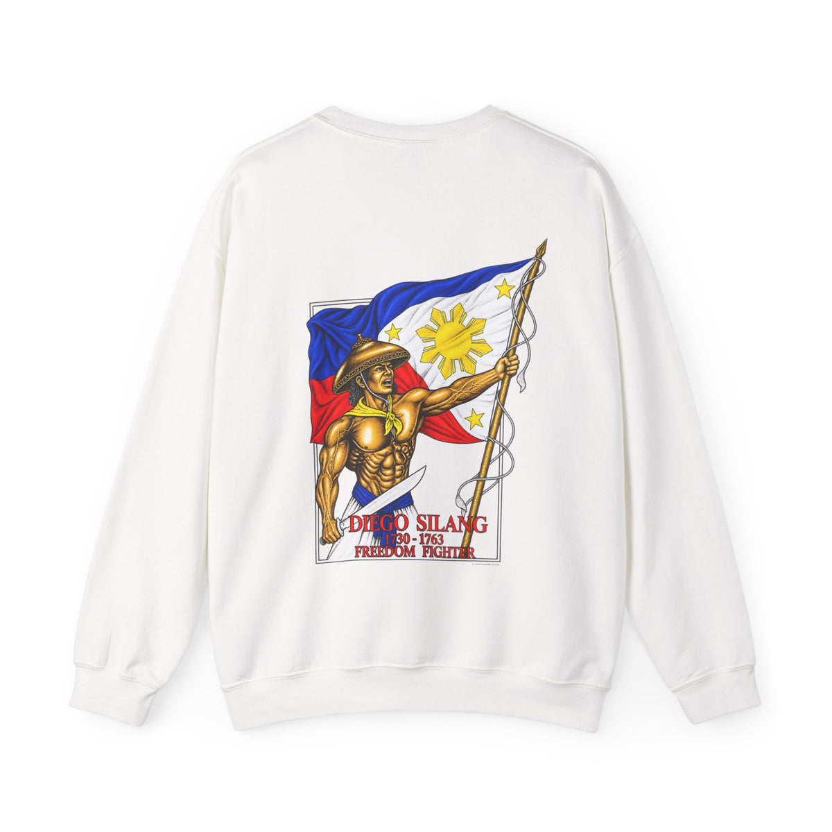 Filipino Strength Diego Silang Freedom Fighter Unisex Heavy Blend™ Crewneck Sweatshirt