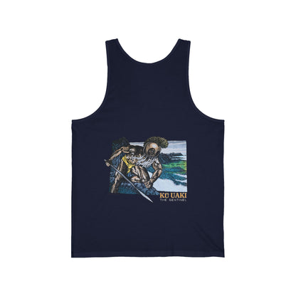 Hawaiian Strength Ku Uaki The Sentinel Unisex Jersey Tank