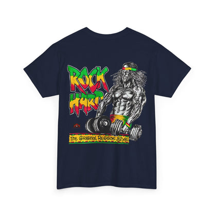 Jawaiian Strength Rock Hard The Original Reggae Style Vintage 90s Design New Print Unisex Heavy Cotton Tee