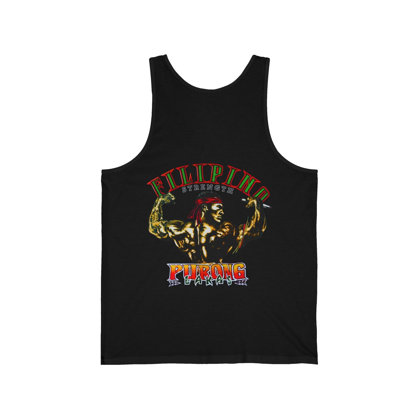 Filipino Strength Purong Lakas Vintage Design 90s New Print Unisex Jersey Tank