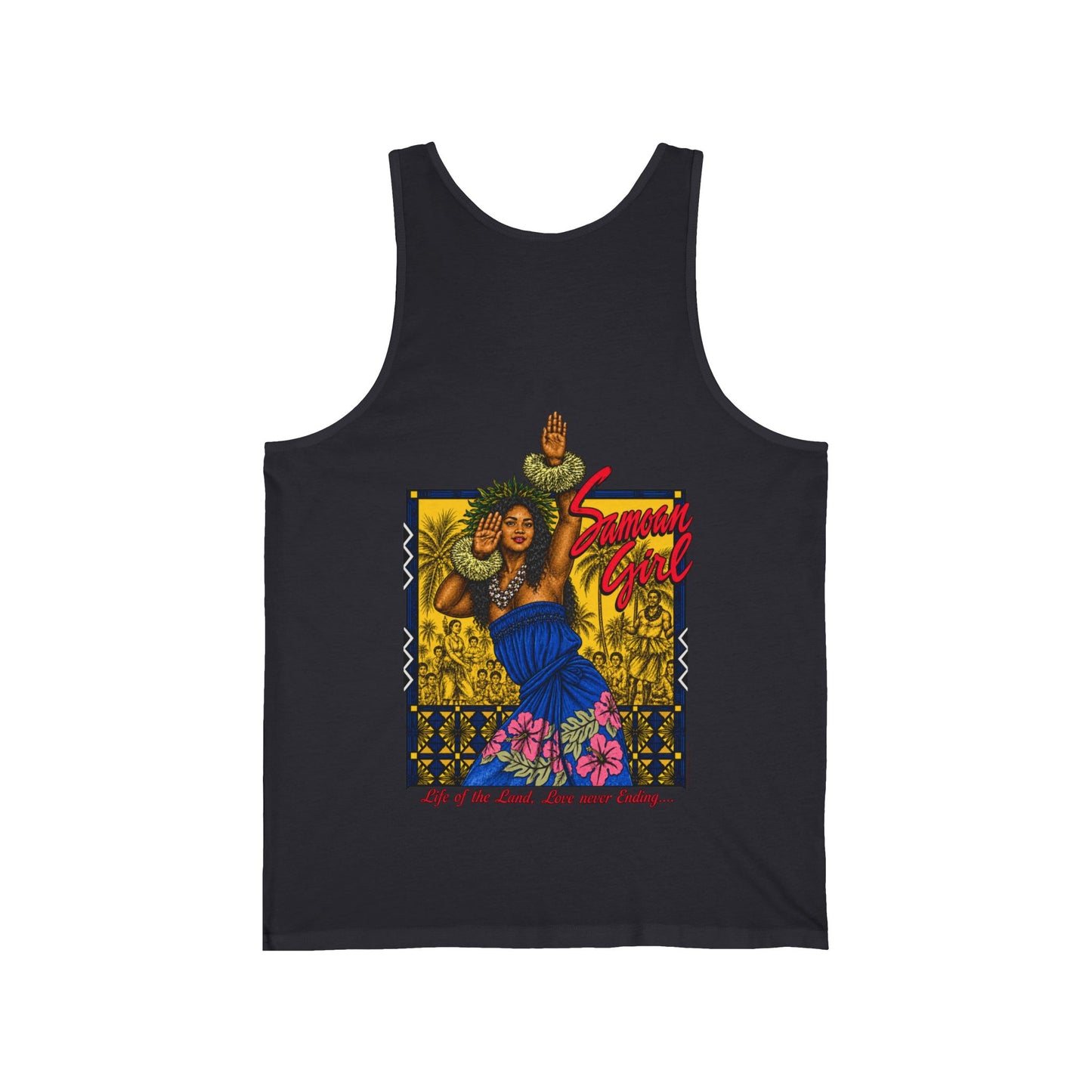 Samoan Strength Samoan Girl Unisex Jersey Tank