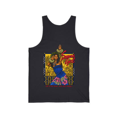Samoan Strength Samoan Girl Unisex Jersey Tank
