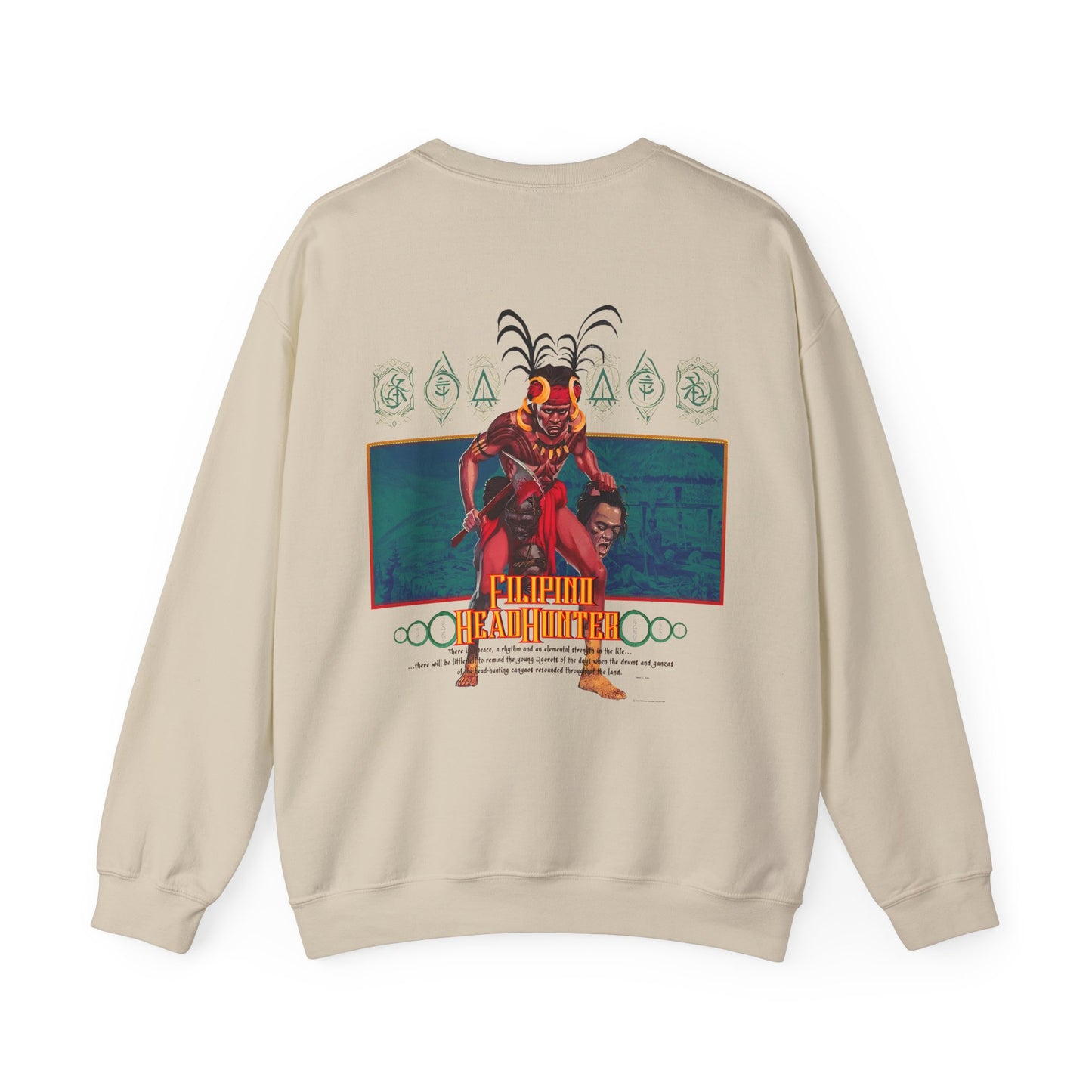 Filipino Strength Filipino HeadHunter Unisex Heavy Blend™ Crewneck Sweatshirt